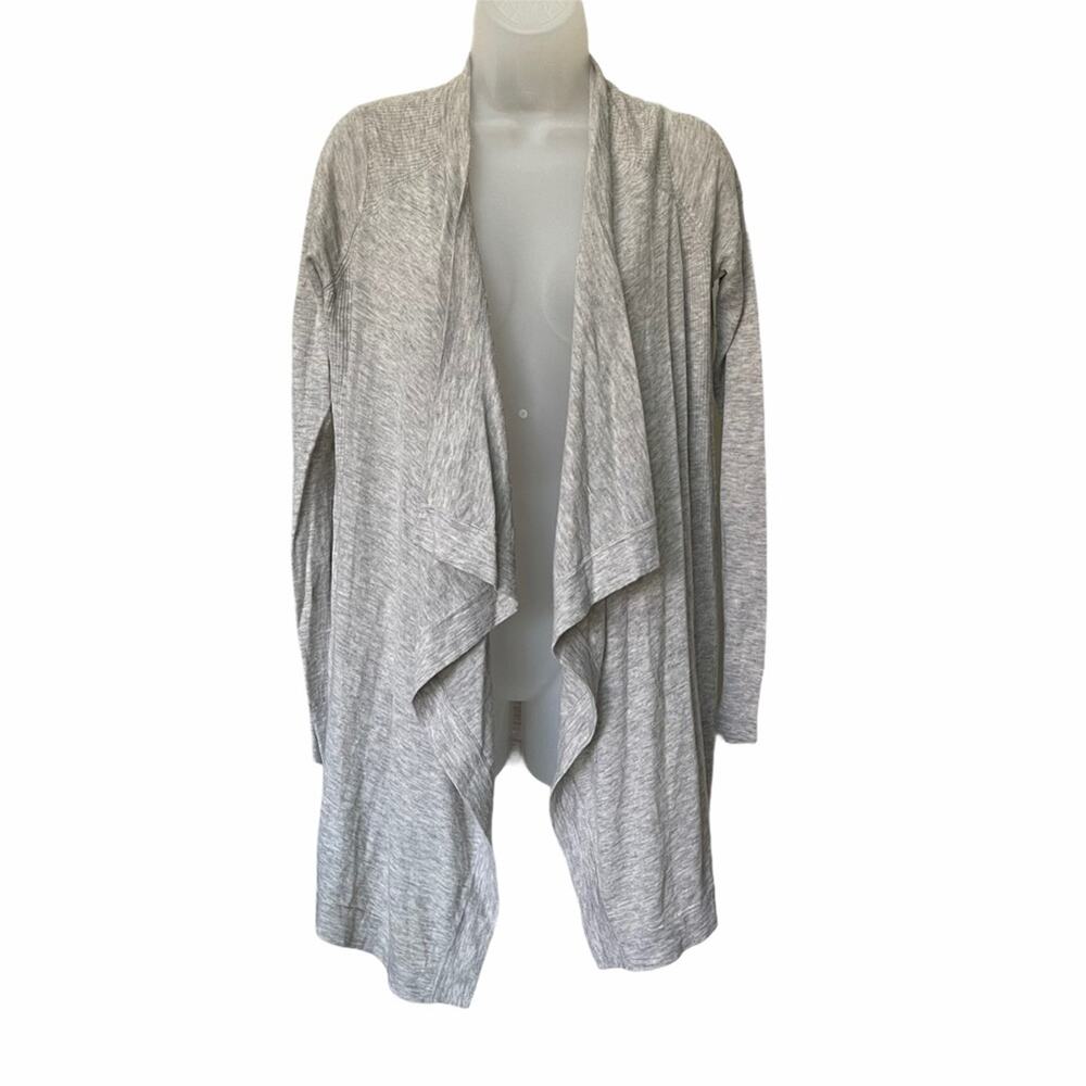 VINCE Women's Open Front Draped Cashmere Blend Cardigan